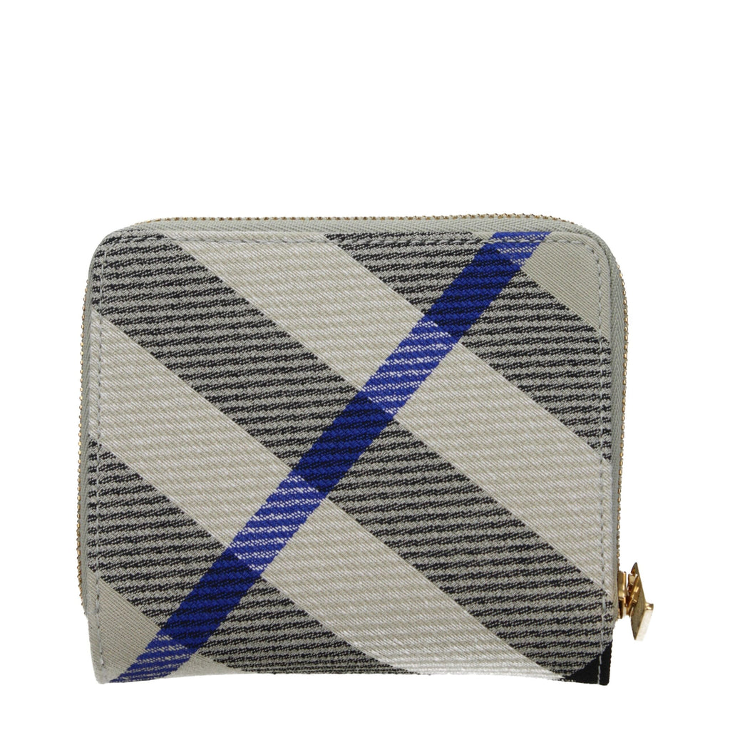Burberry Beige Fabric Wallet Burberry