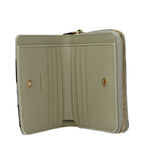 Burberry Beige Fabric Wallet Burberry