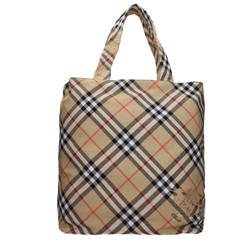 Burberry Beige Fabric Shoulder Bag Burberry