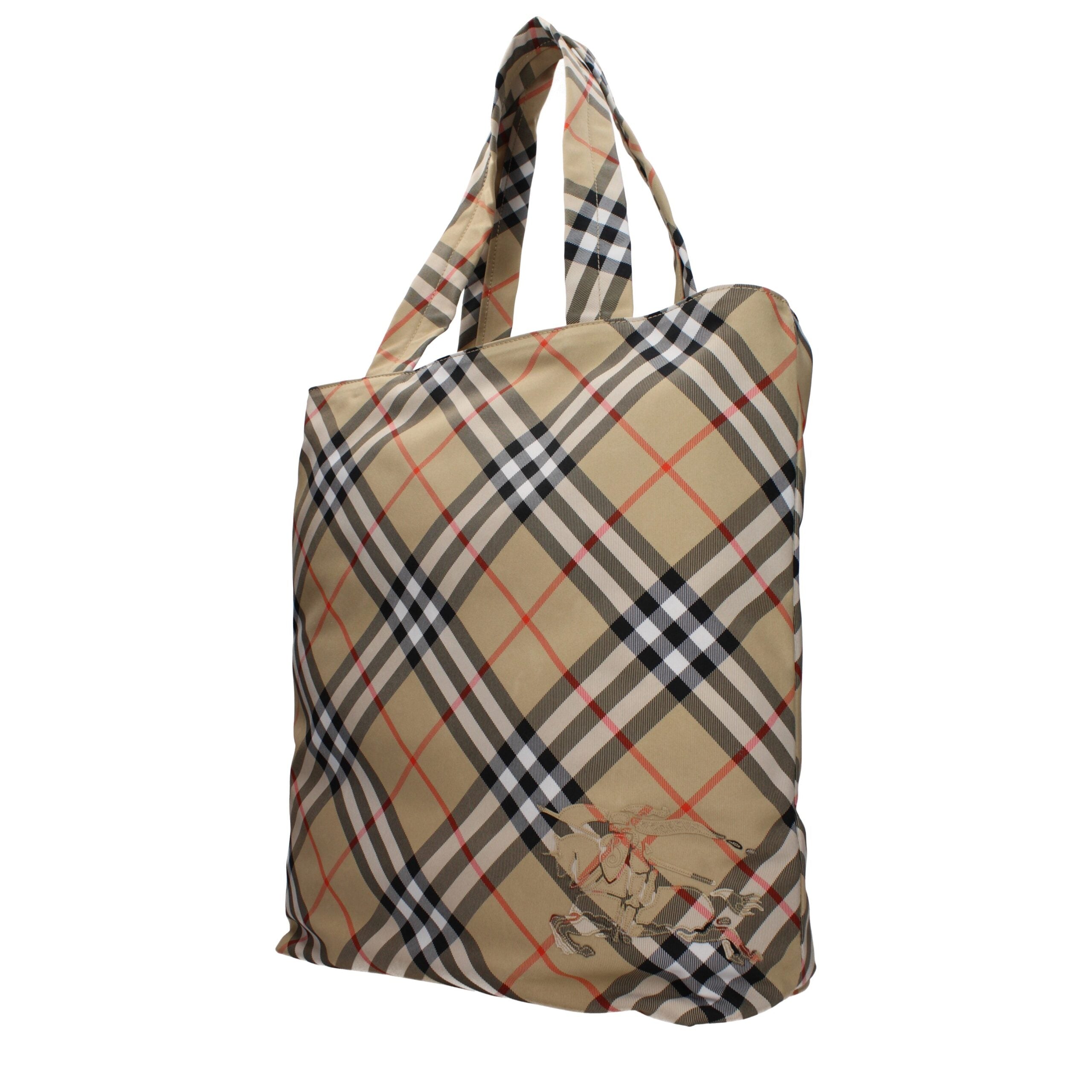 Burberry Beige Fabric Shoulder Bag Burberry