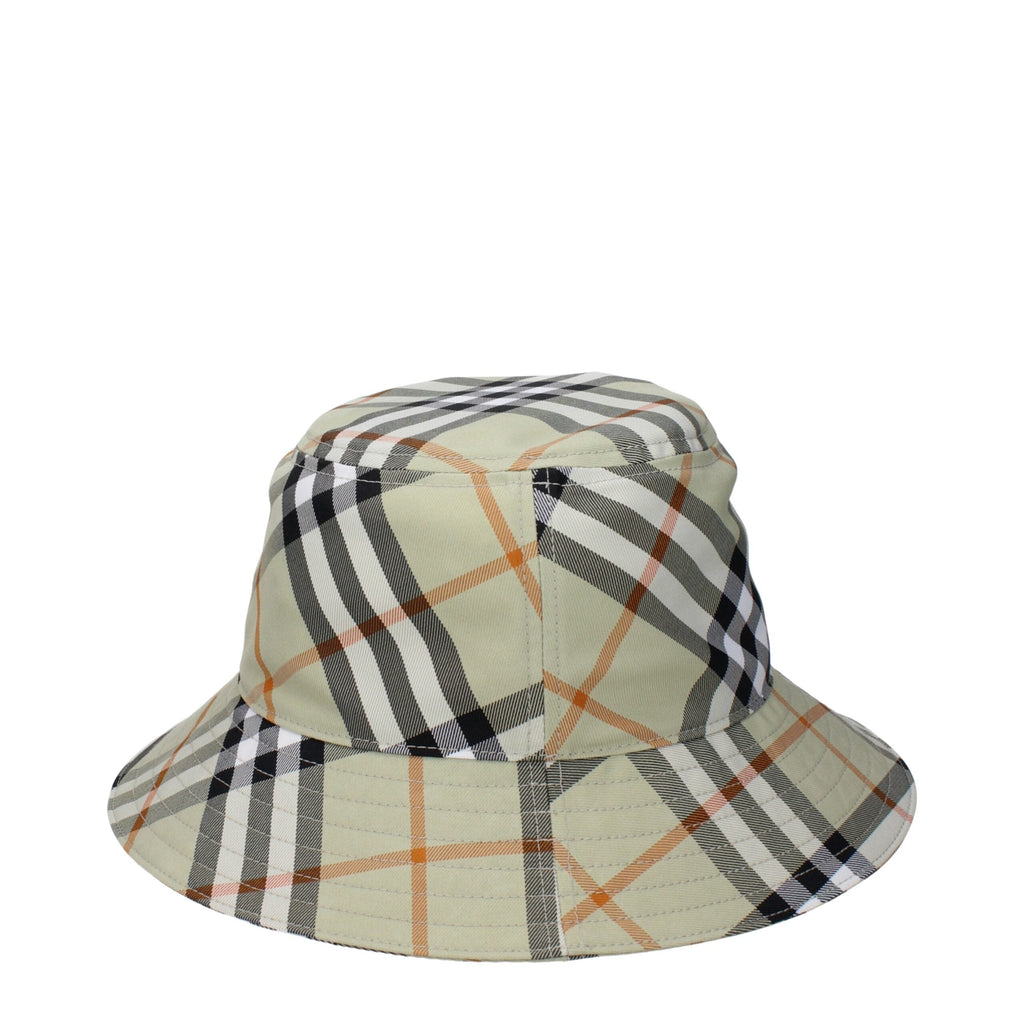 Burberry Green Fabric Bucket Hat Burberry