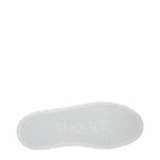 Versace White Leather Low Top Sneakers Versace