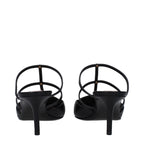 Valentino Garavani Black Leather Sandals Valentino Garavani