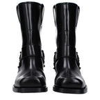 Valentino Garavani Black Leather Ankle Boots Valentino Garavani