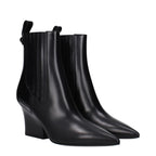 Valentino Garavani Black Leather Ankle Boots Valentino Garavani