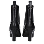Valentino Garavani Black Leather Ankle Boots Valentino Garavani