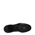 Valentino Garavani Black Leather Oxfords And Derbies Valentino Garavani