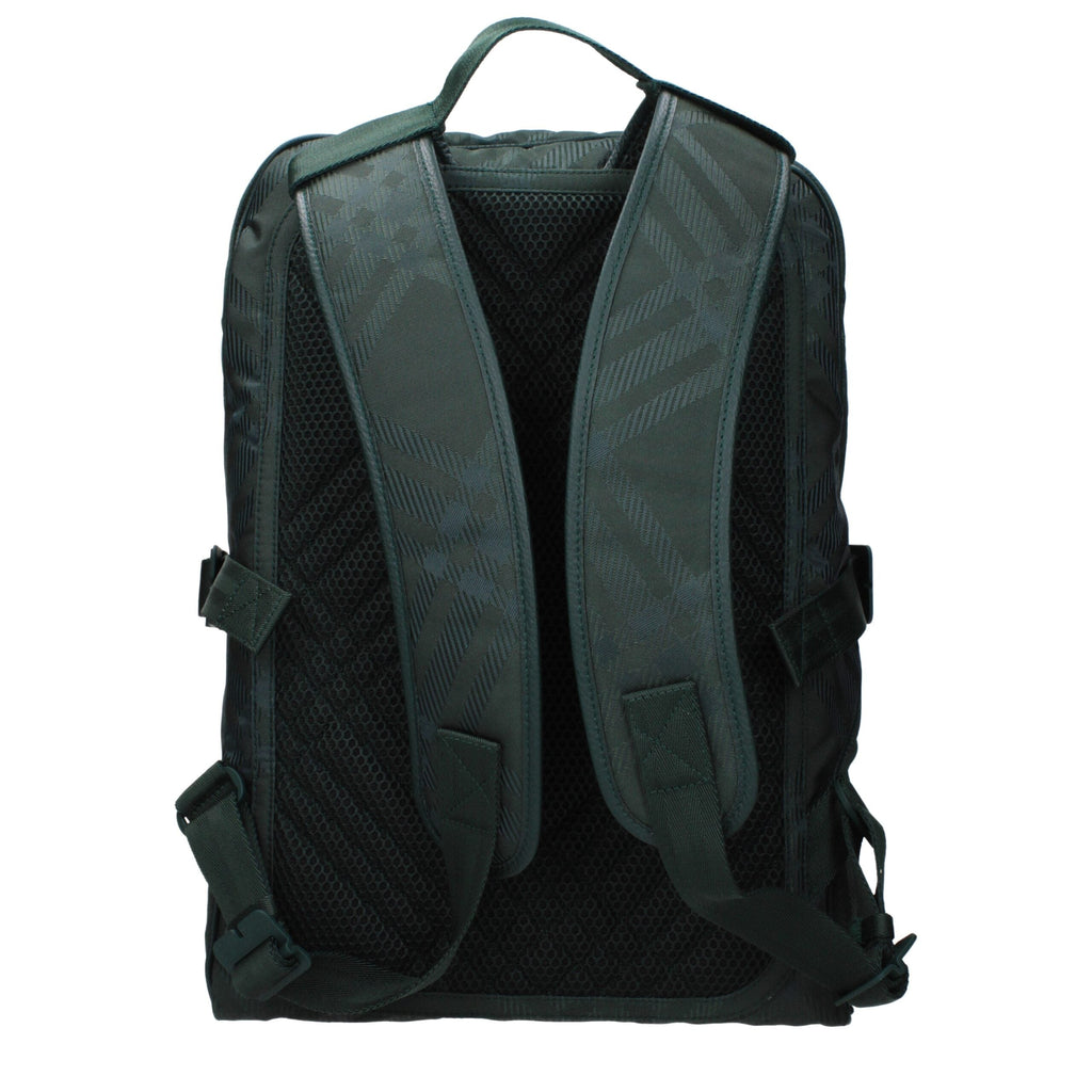 Burberry Green Fabric Backpack Burberry