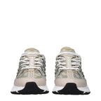 Versace Green Fabric Low Top Sneakers Versace