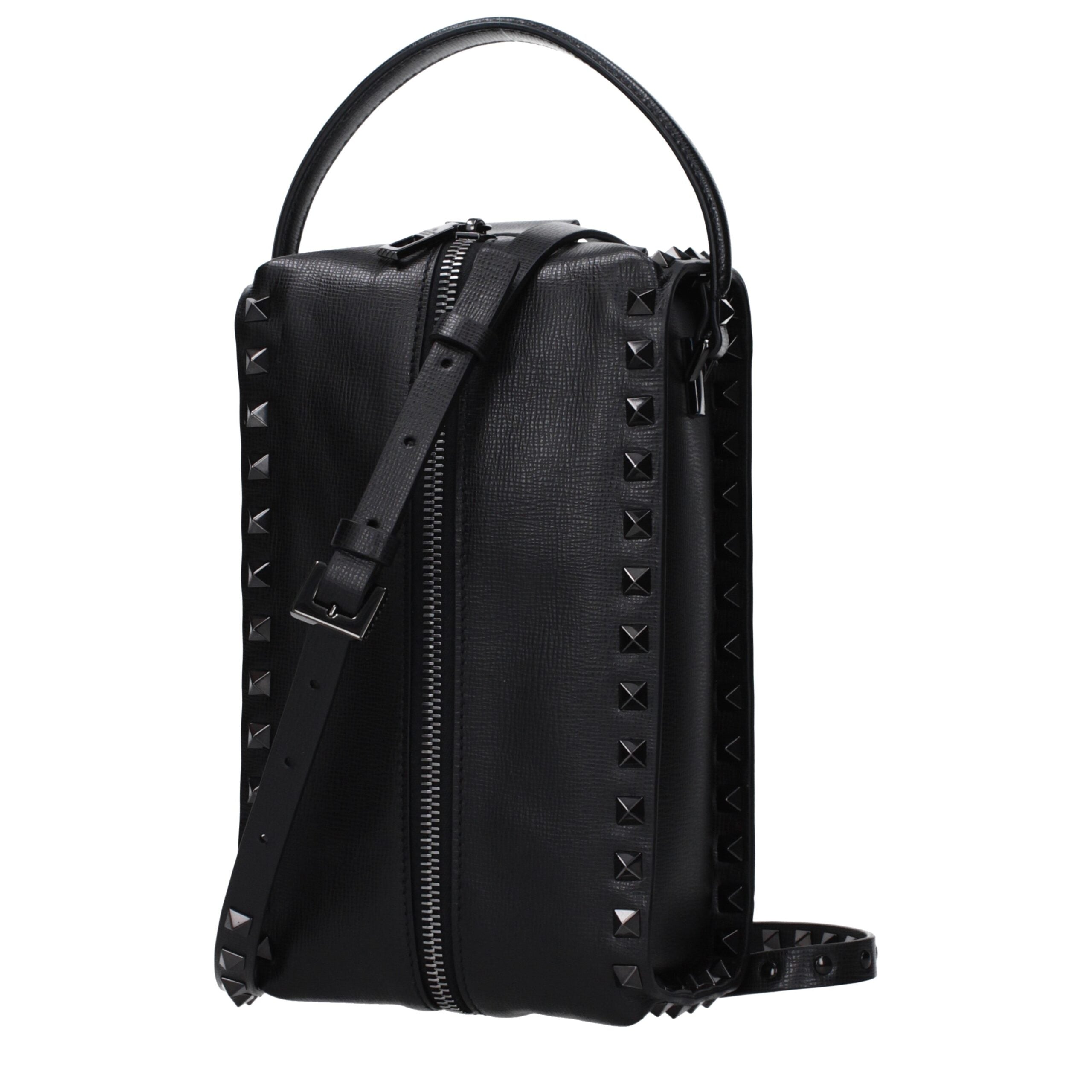 Valentino Garavani Black Leather Clutch Bag Valentino Garavani