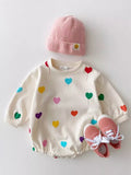 Baby Wrapping Clothes Korean Style Love Print Romper VELORIA - Thread of Generations