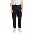 Armani Exchange Black Polyester Casual Pants Armani Exchange