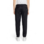 Armani Exchange Black Polyester Casual Pants Armani Exchange