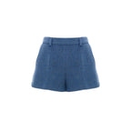 Gucci Blue Wool Shorts Gucci