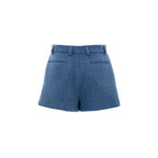 Gucci Blue Wool Shorts Gucci