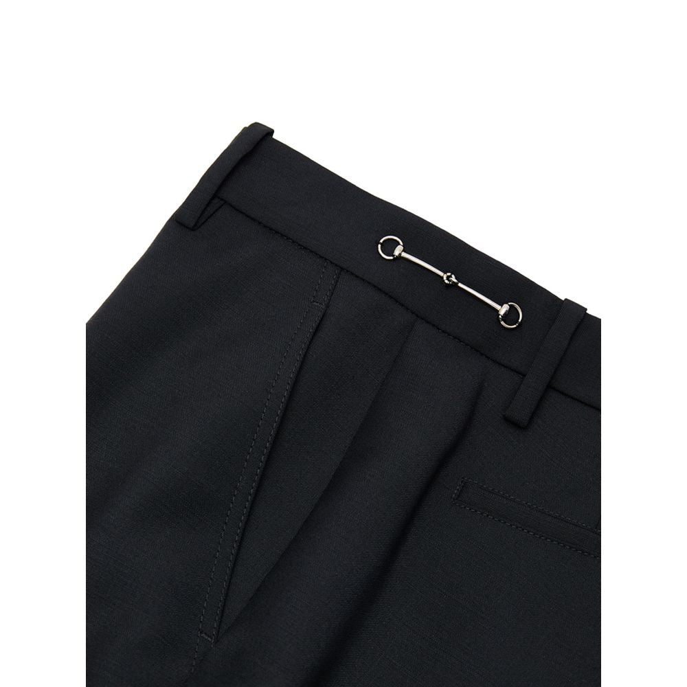Gucci Black Wool Dress Pants Gucci