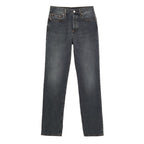 Gucci Gray Cotton Relaxed Fit Jeans Gucci