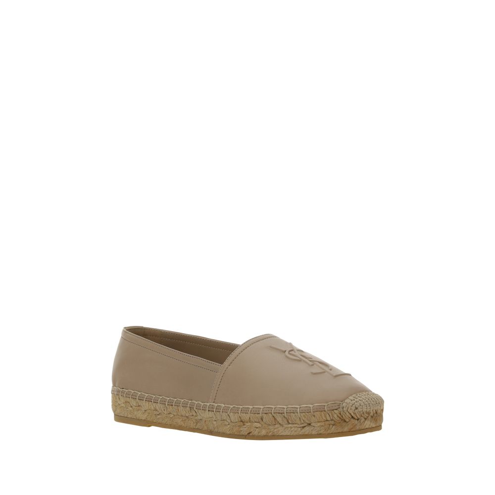 Saint Laurent Beige Lamb Ovis Aries Aries Espadrilles Saint Laurent