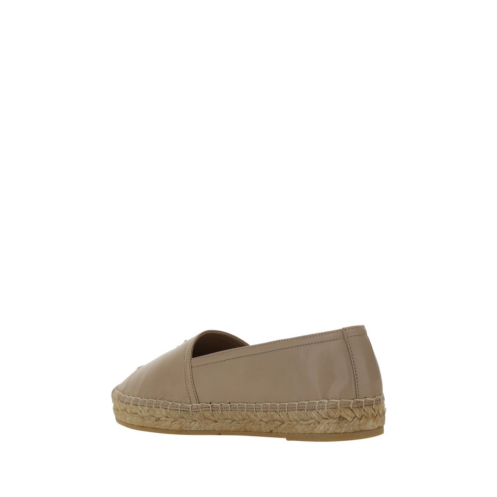 Saint Laurent Beige Lamb Ovis Aries Aries Espadrilles Saint Laurent