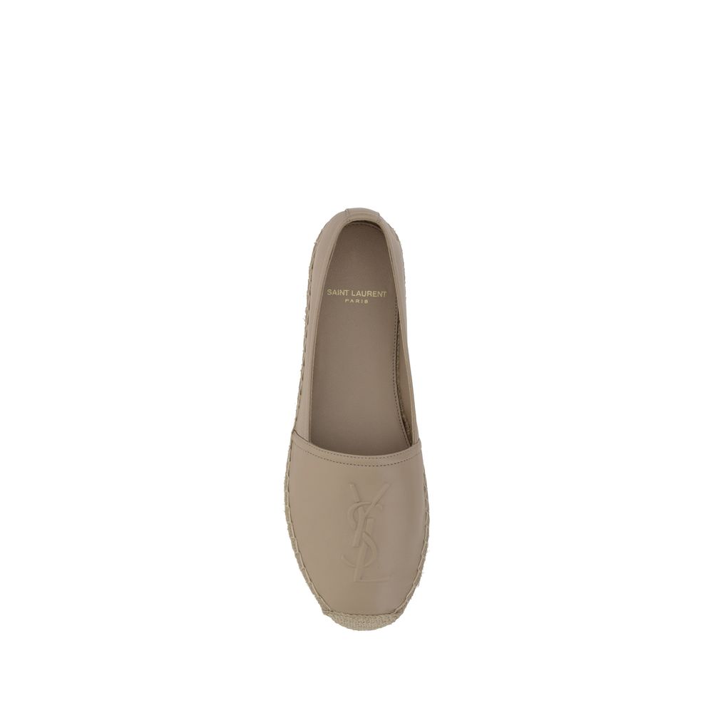 Saint Laurent Beige Lamb Ovis Aries Aries Espadrilles Saint Laurent