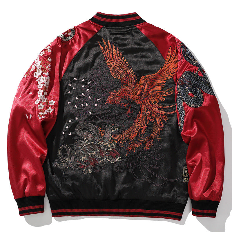 Men's Embroidered Quadruped Jacket LittleYogaSocks