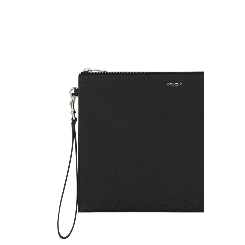 Saint Laurent Black Calf Leather Bos Taurus Other Accessories Saint Laurent
