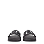 Valentino Garavani Black Cotton Slippers Valentino Garavani