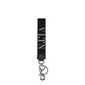 Valentino Garavani Black Fabric Keychain Valentino Garavani