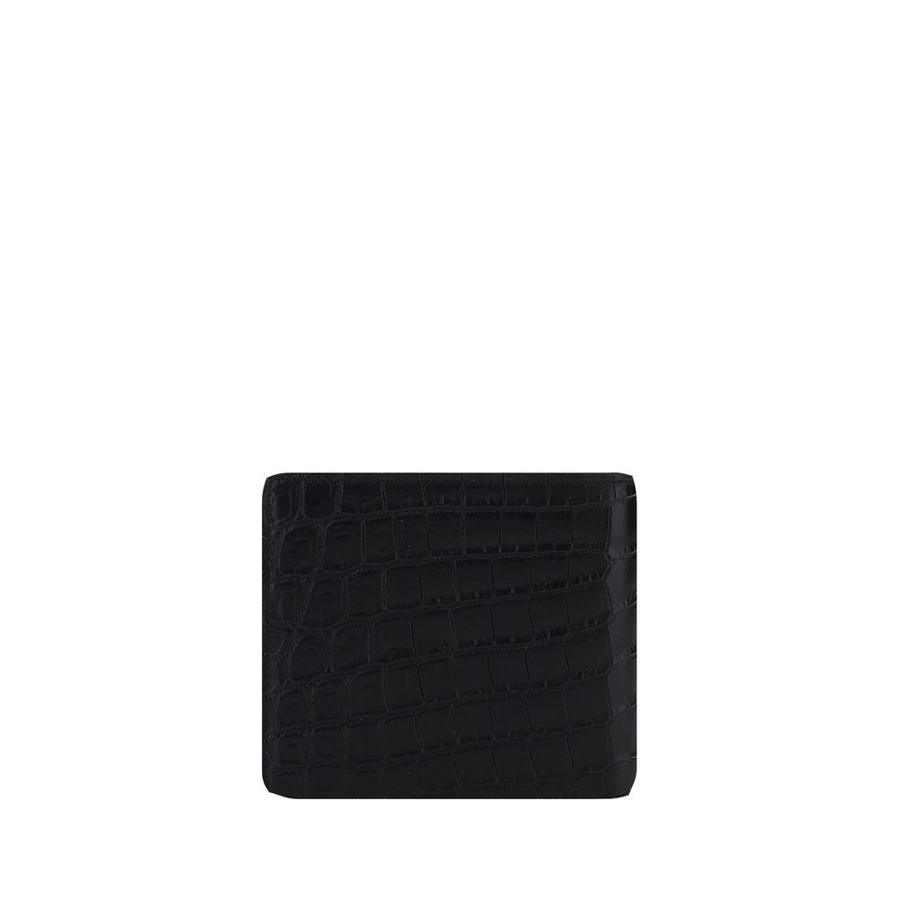 Saint Laurent Black Calf Leather Bos Taurus Wallet Saint Laurent
