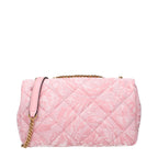Versace Pink Fabric Shoulder Bag Versace