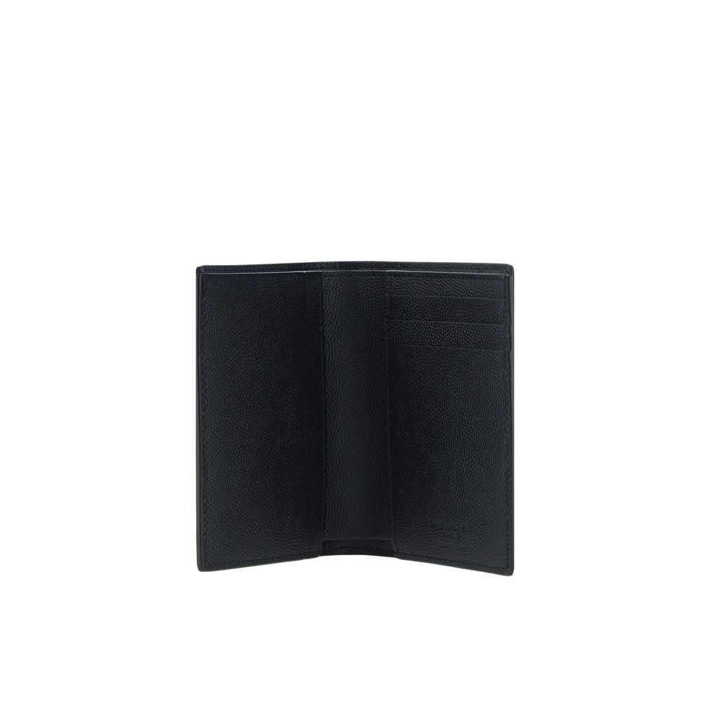 Saint Laurent Black Calf Leather Bos Taurus Wallet Saint Laurent