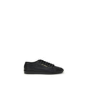 Saint Laurent Black Calf Leather Bos Taurus Sneakers Saint Laurent