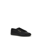 Saint Laurent Black Calf Leather Bos Taurus Sneakers Saint Laurent