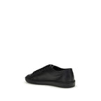 Saint Laurent Black Calf Leather Bos Taurus Sneakers Saint Laurent