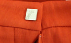 Versace Collection Red Pants Cropped 3/4 Short Nude Capri Pants Versace Collection