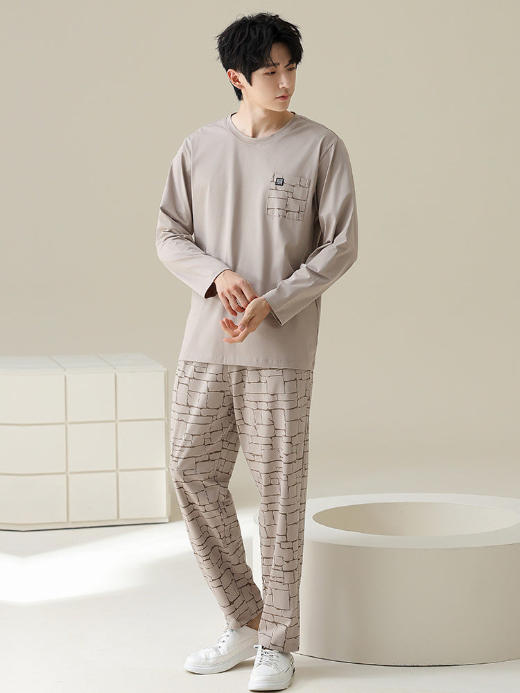 Men in pajamas can wear home clothes outside eprolo