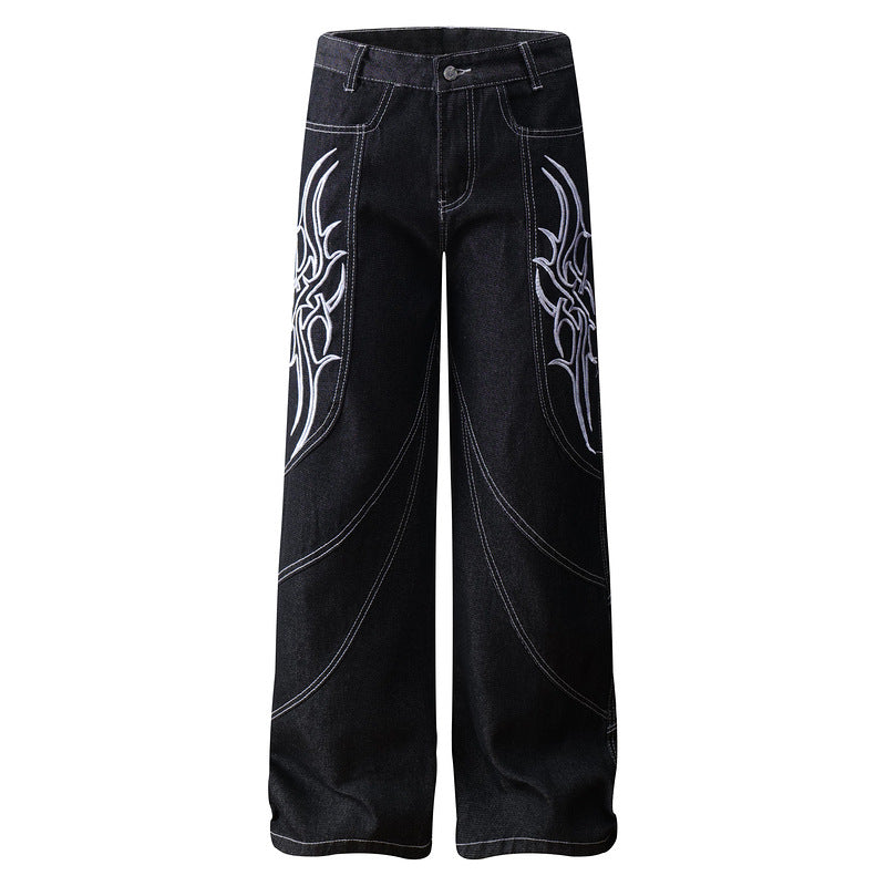 Straight Jeans Street VIBE Loose Long Pants Men eprolo