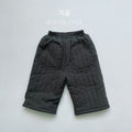 Wool Lined Vintage Cotton Cropped Straight Leg Pants LittleYogaSocks