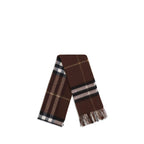 Burberry Brown Cashmere Scarf Burberry