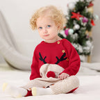 Children's Christmas knitted sweater LittleYogaSocks