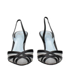 Valentino Garavani Black Leather High Heel Pumps Valentino Garavani