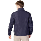 Armani Exchange Blue Polyester Shell Jacket Armani Exchange