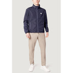 Armani Exchange Blue Polyester Shell Jacket Armani Exchange