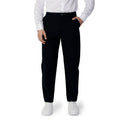 Armani Exchange Blue Cotton Casual Pants Armani Exchange