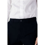 Armani Exchange Blue Cotton Casual Pants Armani Exchange