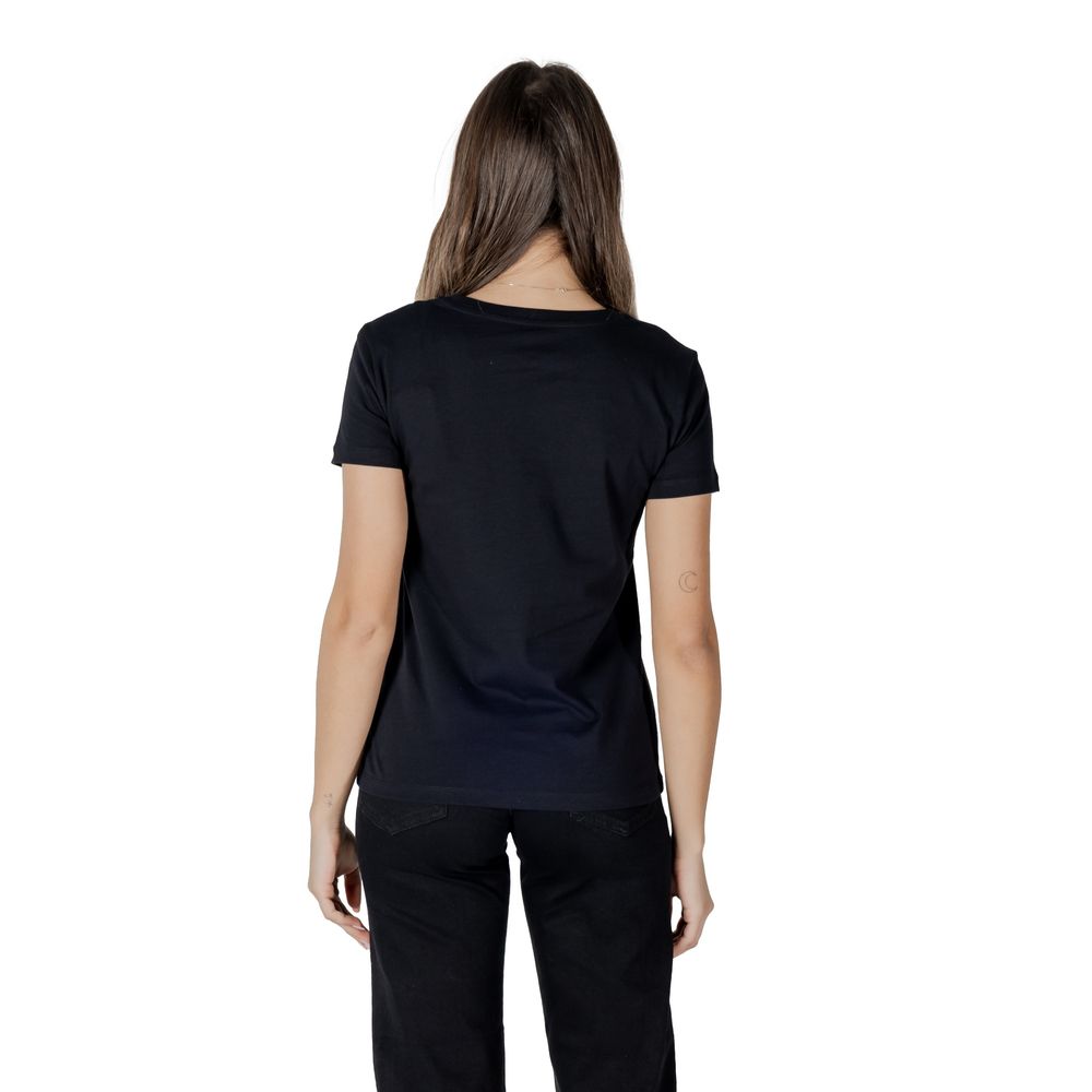Armani Exchange Black Cotton Long Sleeve T-Shirt Armani Exchange