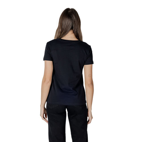 Armani Exchange Black Cotton Long Sleeve T-Shirt Armani Exchange