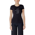 Armani Exchange Black Cotton T-Shirt Armani Exchange