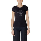 Armani Exchange Black Cotton T-Shirt Armani Exchange