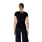 Armani Exchange Black Cotton T-Shirt Armani Exchange